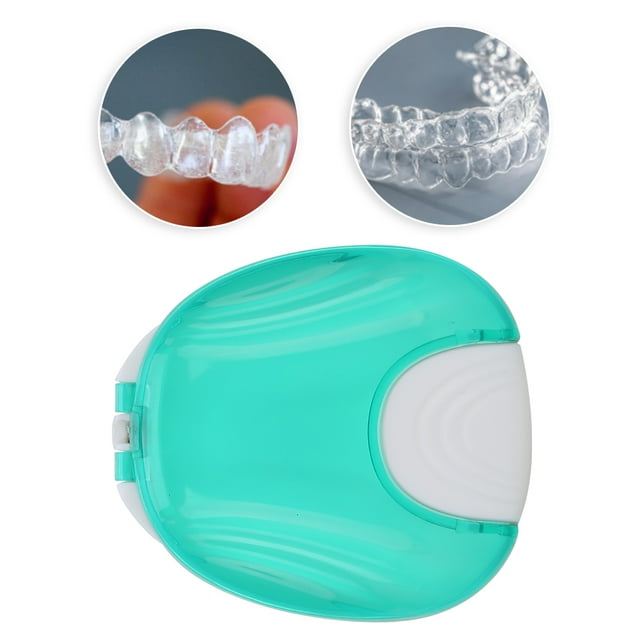 Container Orthodontic Retainer Case Portable Adult Waterproof Denture Box Storage Container