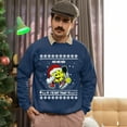 thumbnail image 5 of Christmas Sweatshirt, Funny Pickleball Christmas Sweatshirt, Ho Ho Ho Ugly Holiday Jumper, Festive Xmas Gift for Dinking Players & Fans, 5 of 5