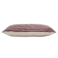 thumbnail image 3 of Ox Bay Merlot Wispy Ways Throw Pillow, Red / Cream, 14" x 36", 3 of 9