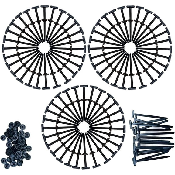 2025 NEW Nylon Cable Tie Buckle, Nylon Universal Cable Tie Buckle Pin and Button Zip Ties Self-Locking Fixed Cables Wire Fastening Straps, Multifunctional Zipties for Car Daily Repair Clips(50pcs)