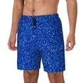 thumbnail image 1 of Fotbe Blue Circles Mosaic Traje de Baño para Hombre – Shorts de Natación de Secado Rápido con Forro y Bolsillos-Medium, 1 of 6