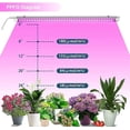 thumbnail image 4 of LED Grow Light, 240W(6 x 40W) 4ft Grow Light Led Full Spectrum with Timing, Linkable Design, V-Shape, T8 Integrated Growing Fixtures for Indoor Plants, 6-Pack, 4 of 8
