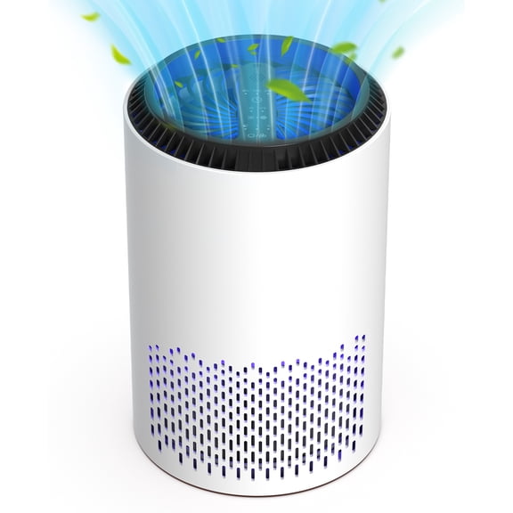 ALROCKET Air Purifier 3-Layer Filtration for home bedroom Removes Smoke, Pollen, Pet Dander Odor with Aroma Sleep Mode White Up to 600 ft²/2H