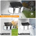 thumbnail image 3 of EverBrite Solar Light Outdoor, 128 LED 800LM Solar Motion Sensor Security Light with 270&deg; Wide Lighting Angle, IP65 Wat, 3 of 7