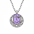 thumbnail image 1 of Sing Face Sketch Hunger Necklaces Pendant Retro Moon Stars Jewelry, 1 of 3