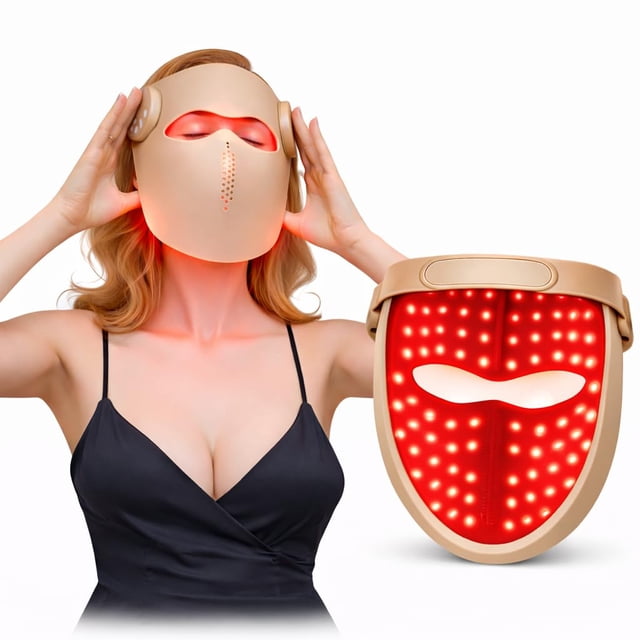 Máscara de terapia de luz roja inalámbrica American Wellness Authority