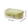 thumbnail image 3 of Bandeja para Cubitos de Hielo con Tapa, de Plástico Apto para Alimentos, para Refrigerador, Hermética y con Puerto de Inyección de Agua, Ideal para La Cocina o para Viajes., 3 of 6