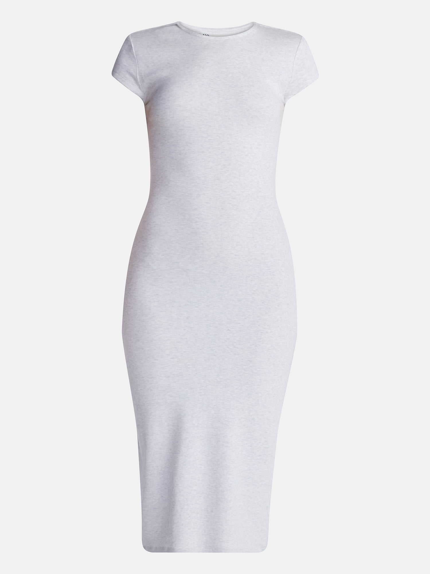 No Boundaries Crewneck Midi Dress with Short Sleeves, Women's XXS-XXL