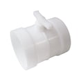 thumbnail image 2 of pp manual air duct damper plastic white for airtight ventilation pipe connection adjustment manual plastic air duct check valve, 2 of 5