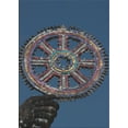 thumbnail image 1 of Ahgly Company Machine Washable Indoor Rectangle Transitional Steel Blue Area Rugs, 7' x 9', 1 of 7