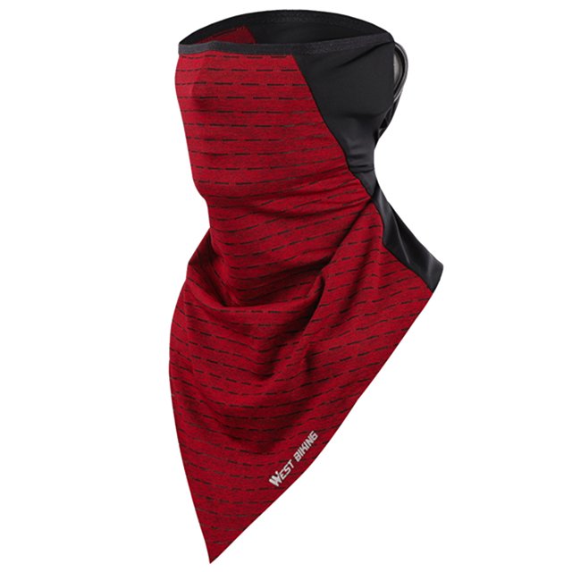 Bicicleta WEST BIKING Verano Ciclismo Mascarilla Oreja Colgando Hielo Seda Cuello Polaina (Rojo) Tmvgtek Accesorios para bicicletas