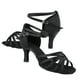 thumbnail image 3 of Zapatos de baile latino suaves y cómodos para mujer, color negro, talla 36, 3 of 9