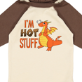 thumbnail image 4 of Inktastic I'm Hot Stuff- Cute Dragon Boys or Girls Long Sleeve Baby Bodysuit, 4 of 5