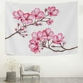 thumbnail image 3 of GZHJMY Tapestry Watercolor Cherry Blossom Flowers Tapestry Wall Hanging Decorative Wall?Blanket?Bedding Tapestry for Bedroom Living Room Dorm 60"x40" Gift Decor, 3 of 7