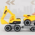 thumbnail image 3 of BESTSKY Building Blocks Toy Inertial Design Toy Model Lasting Power Creative Tractor Crane Bulldozer Construction Toy Bulldozer, 3 of 4
