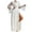 White, variant on Pajama Sets For Women 2 Piece Long Sleeve Lace Kimono Robe Mesh Chemise Nightgown Cover Up Womens Pjs One Size