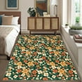 thumbnail image 4 of Garvee Farmhouse Floral Print Rug 8'x10' Large Area Rug, Stain-Resistant Modern Rug Washable Rug with Non-Slip Backing Soft Indoor Carpet for Living Room Bedroom Dinning Room, Green, 4 of 8