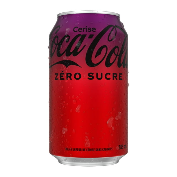 Coca-Cola Cherry Zero Fridge Pack Cans, 355 mL, 12 Pack - Walmart.ca
