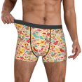 thumbnail image 2 of Kdxio Men's Boxer Briefs with Colorful Chicken Print - Comfortable and Breathable Underwear for Everyday Wear, 2 of 7
