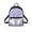Bunny Lavender Floral Print, variant on Eheartsgir Dragonfly Moon Flower Pattern Mini Backpack for Travel Beach, Zipper Closure Travel Backpack Polyester Waterproof Casual Daypack