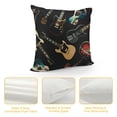 thumbnail image 4 of Qinduosi GuitarstandardScalePrint Farmhouse Fall Home Decor Cushion Case,Throw Pillow Covers for Couch Bed Sofa White, 4 of 5