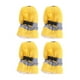thumbnail image 1 of Botas de lluvia antideslizantes para mascotas, cubrepiés de perro, botas de felpa gruesas, suela protectora para patas (amarillo, talla 6), 1 of 7