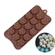 thumbnail image 5 of Injueey 15-grid Silicone Chocolate Mold Reusable Rose Baking Mould Shape Kitchen Cake Crafting Molds DIY Handmade Flower for Biscuits Type3 NO3, 5 of 6