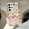 thumbnail image 3 of TECH CIRCLE for Samsung Galaxy S26+ Flower Floral Slim Clear Phone Case Shockproof Soft TPU Flower Pattern Heavy Duty Protective Cover,D, 3 of 12