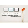 thumbnail image 1 of Custom Designs People Demand Freedom Of Speech To Make Up For The Freedom Of Thought Which They Avoid. -Soren Aabye Kierkegaard Quote 6 X 30, 1 of 1
