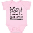 thumbnail image 3 of Inktastic Future Flute Player Music Boys or Girls Baby Bodysuit, 3 of 5