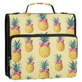 thumbnail image 5 of FORMRS Zipper Binder with Shoulder Strap 1.5-inch Ring 500 Sheet Capacity File Bag, Pineapple Love, 5 of 5