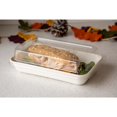 thumbnail image 5 of Eco-Products EP-SCRC107LID-R Worldview 10.82 in. x 10.71 in. x 1.83 in. 100 Percent Recycled Content Plastic Lid - Clear (200/Carton), 5 of 6