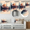 thumbnail image 4 of Designart "Pastel Serenity Mid-Century Bliss IV" Minimalism Metal Wall Art Prints, 4 of 5