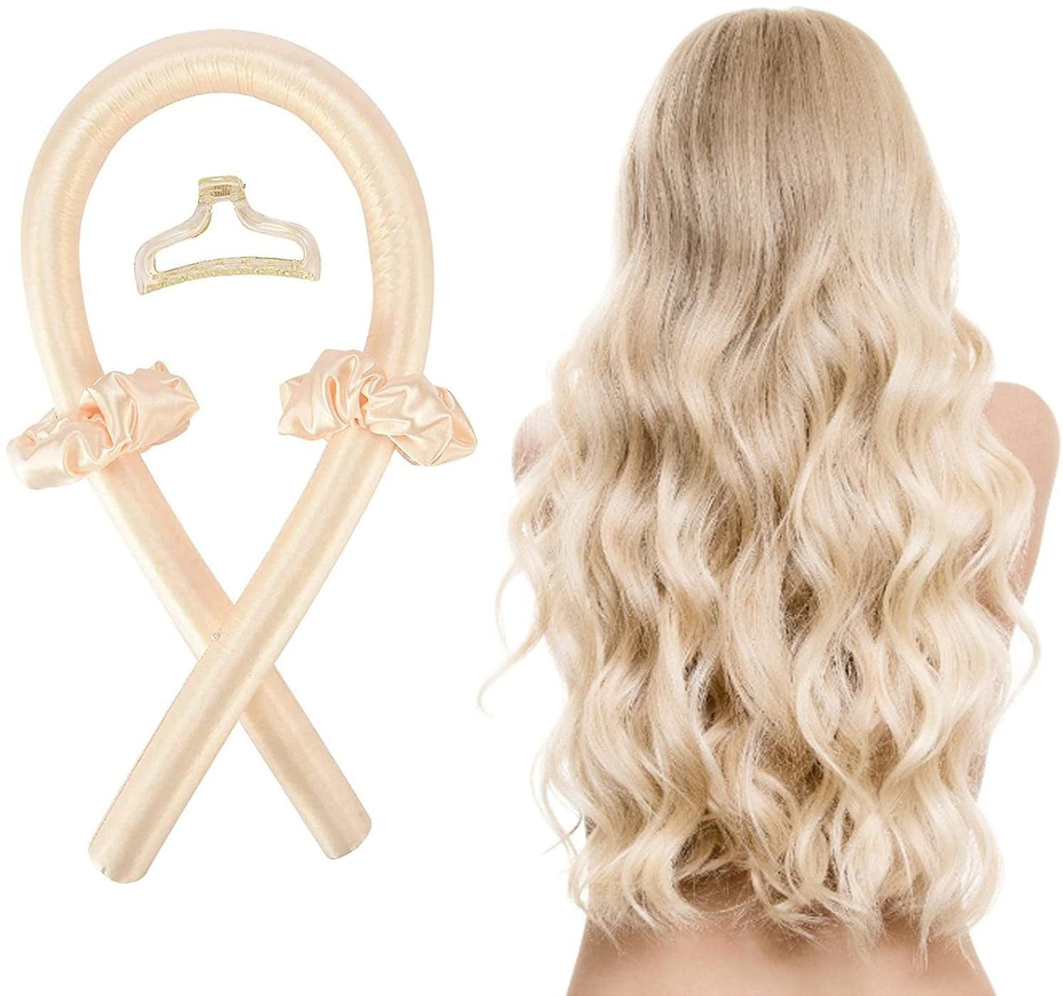 curling hair with a headband