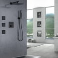 thumbnail image 3 of Three Functions Complete Shower System, 3 PCS of Body Jets Shower Set with Rough-in Valve, 3 of 5