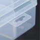 thumbnail image 4 of 3Pcs Transparent Parts Box Removable Separate Grid Hardware Tools Organizer PP Storage Case6 Grid, 4 of 4