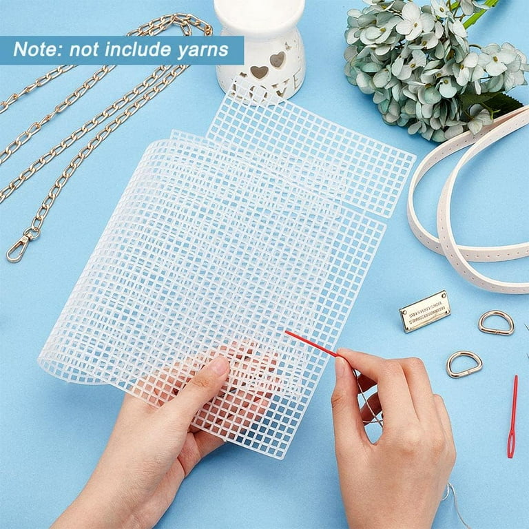 DIY Knitting Crochet Bags Kit Hand-Knit Woven Bag Making Kit Mesh