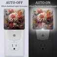 thumbnail image 2 of Minced flower LED Square Night Light - Compact and Energy Efficient Illumination for Bedrooms and Bathrooms - Plug-in Wall Lamp with Auto Sensor, 2 of 6