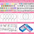 thumbnail image 2 of 112 UNIDS Navidad Jewerly Making Kit Charm Bracelet Collares Presente Pandora Aleación Beads Set DIY Niño Pulsera Envío Gratis WD.WDQZL Cocina, 2 of 5