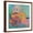 Brown Frame, variant on Art.com Bohemian Posies Art Print by Jeanne Wassenaar, 16" x 16"