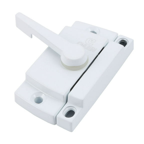 Zinc Alloy Vertical Horizontal Sliding Windows Sash Lock Keeper White