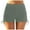 Army Green, variant on GEWSEY Women's Swim Shorts High Waisted Bathing Suit Bottoms Swimsuit Boy Shorts Swimwear Bikini Board Shorts Light Blue, XXL