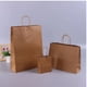 thumbnail image 3 of Bolsas de regalo de papel Kraft con asas, 10/20/30/50 unidades, para compras, manualidades, color marrón y blanco, para fiestas, suministros navideños, 3 of 5