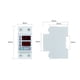 thumbnail image 5 of Relé 63a 220V DIN Rail Ajustable Sobre VoltaJe y Bajo Voltaje Protector Protector Relé Sobre Protección de Corriente Uso del Hogar Pantalla LED DUAL, 5 of 7