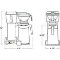 thumbnail image 3 of technivorm moccamaster 79314 kbgt coffee brewer, 40 oz, black, 3 of 5