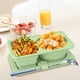 thumbnail image 4 of Contenedor de Almuerzo Reutilizable de Silicón, 2025, Caja Doble Compartimento con Tapas, Contenedor de Condimentos para Snack, para Viaje, para Oficina, Silicón Duradero, Compacto, con, 4 of 6