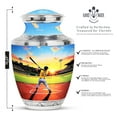 thumbnail image 2 of MUKTIVE Baseball Adult Urns for Human Ashes Men and Women, Evening Large Burial Urns for Human Ashes for Sports Enthusiastic, Burial Urn for Dad and Mom, Holds 200 Cubic, 10 Inch, 2 of 6