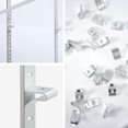 thumbnail image 4 of czcpp-36Pcs Pilaster Shelf Support Clip, High Load-Bearing Adjustable Cabinet Shelf Pegs, Pilaster Steel Shelf Brackets Metal Wire Rack Clips for Metal Shelving Cabinet Bookcase (Silvery), 4 of 4