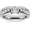size 6, variant on Personalized 6.5mm/1.0ct Moissanite Engagement Ring for Women/Men, 925 Sterling Silver Anniversary Wedding Ring Bands Free Engraving-size6
