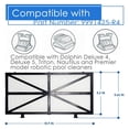 thumbnail image 3 of Robotic Pool Cleaner Filter Cartridge, Robotic Pool Cleaner Filters 4pcs Reusable Efficient Washable Long Lasting  for Outdoor, 3 of 7